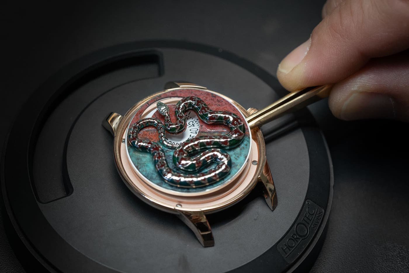 Jaquet Droz unveils two Ophidian Hour Red Gold unique pieces